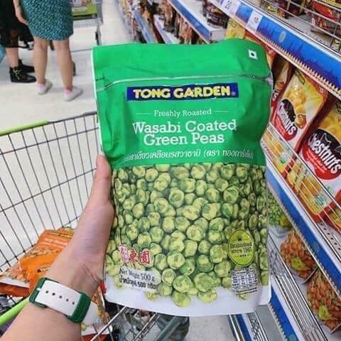 Đậu Phộng Hà Lan Wasabi, Đậu Snack Tong Garden Thái Lan Mix Đủ Vị, Date Mới, Hàng Có Sẵn Gói To 500Gr