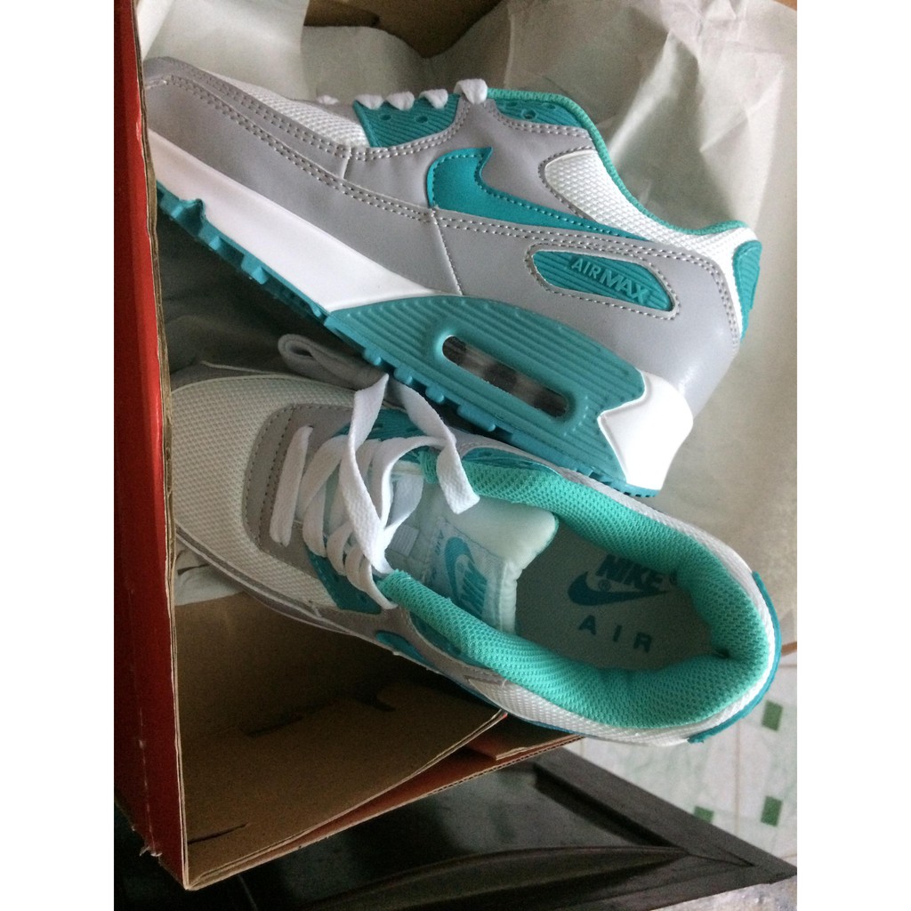 Giày Nike Air Max 90-Xanh Ngọc - size 36 - Hàng order chính hãng