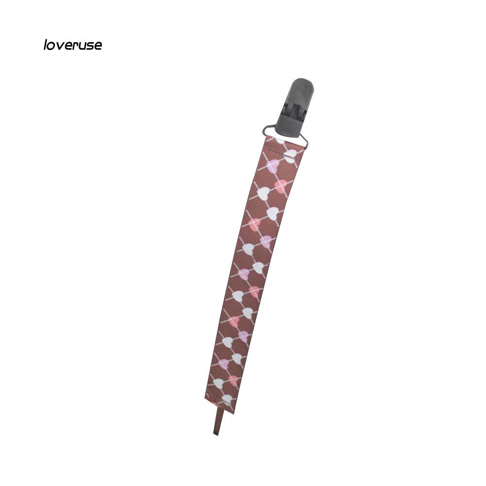 Dây giữ ti giả có kẹp gắn áo quần em bé siêu tiện lợi