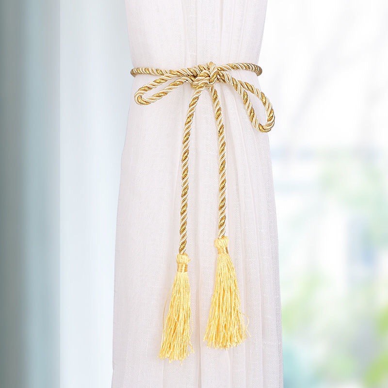 Dây buộc rèm xinh xắn,tiện lợi,dây dài tầm 0.9m có thể sử dùng buộc trang trí vật dụng trong nhà.