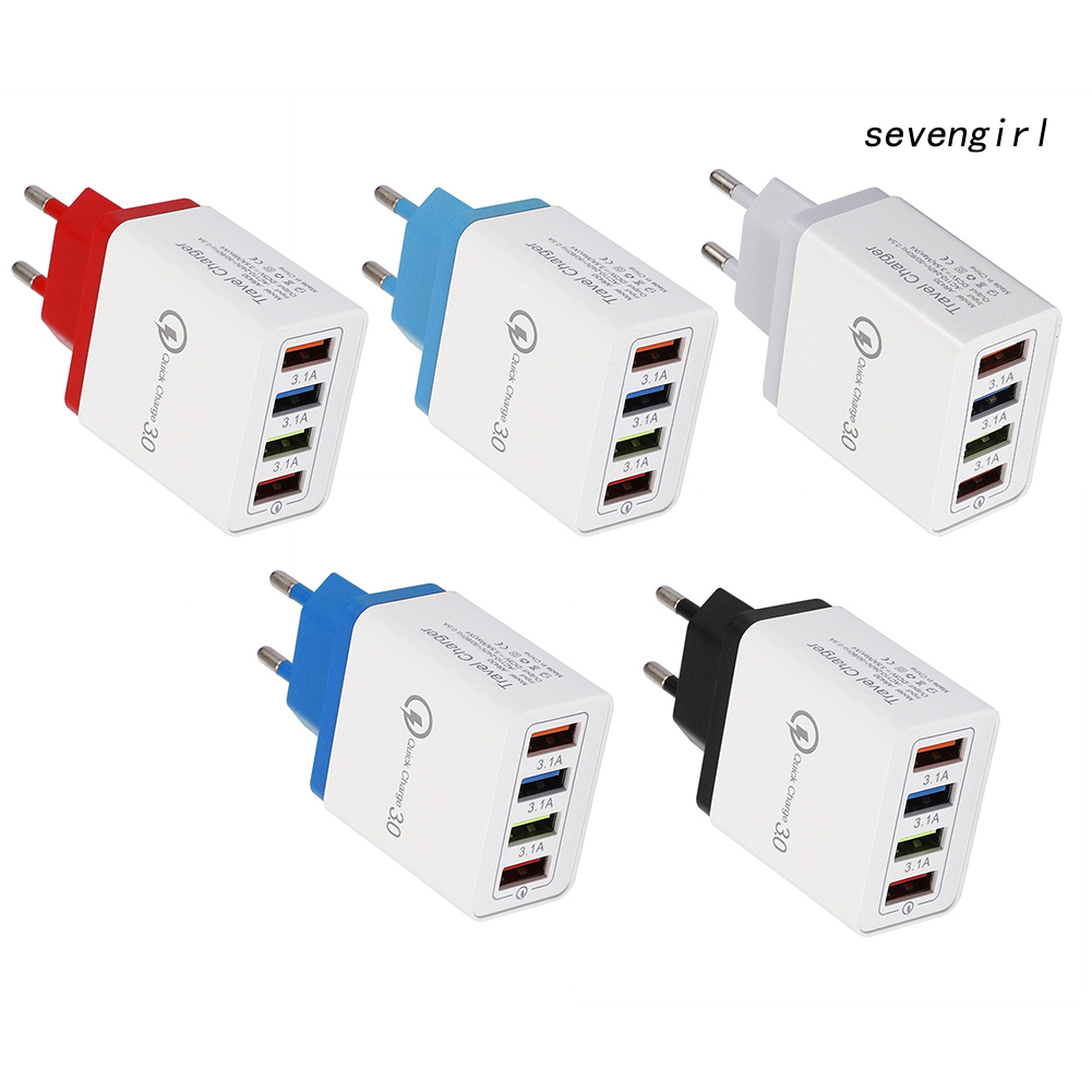 Củ Sạc Nhanh Qc 3.0 4 Cổng Usb