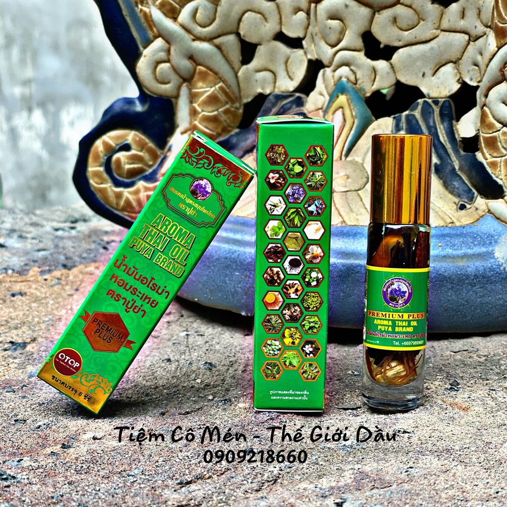 Dầu lăn 29 vị thảo dược Otop - Premium Aroma Thai Oil - Dầu nội địa thái lan