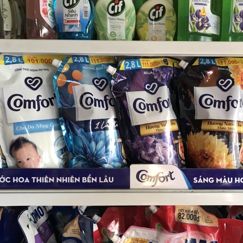 Túi nước xả vải Comfort 2,8L (mẫu mới)