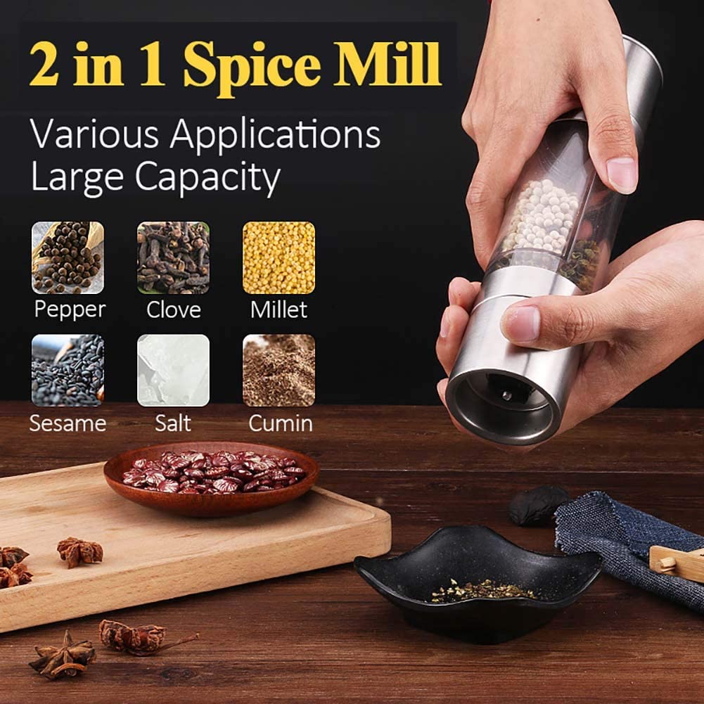 Dụng Cụ Xay Gia Vị ANAEAT 2 Trong 1 Bằng Thép Không Gỉ Chuyên Dụng Cho Nhà Bếp Khi Nấu Ăn