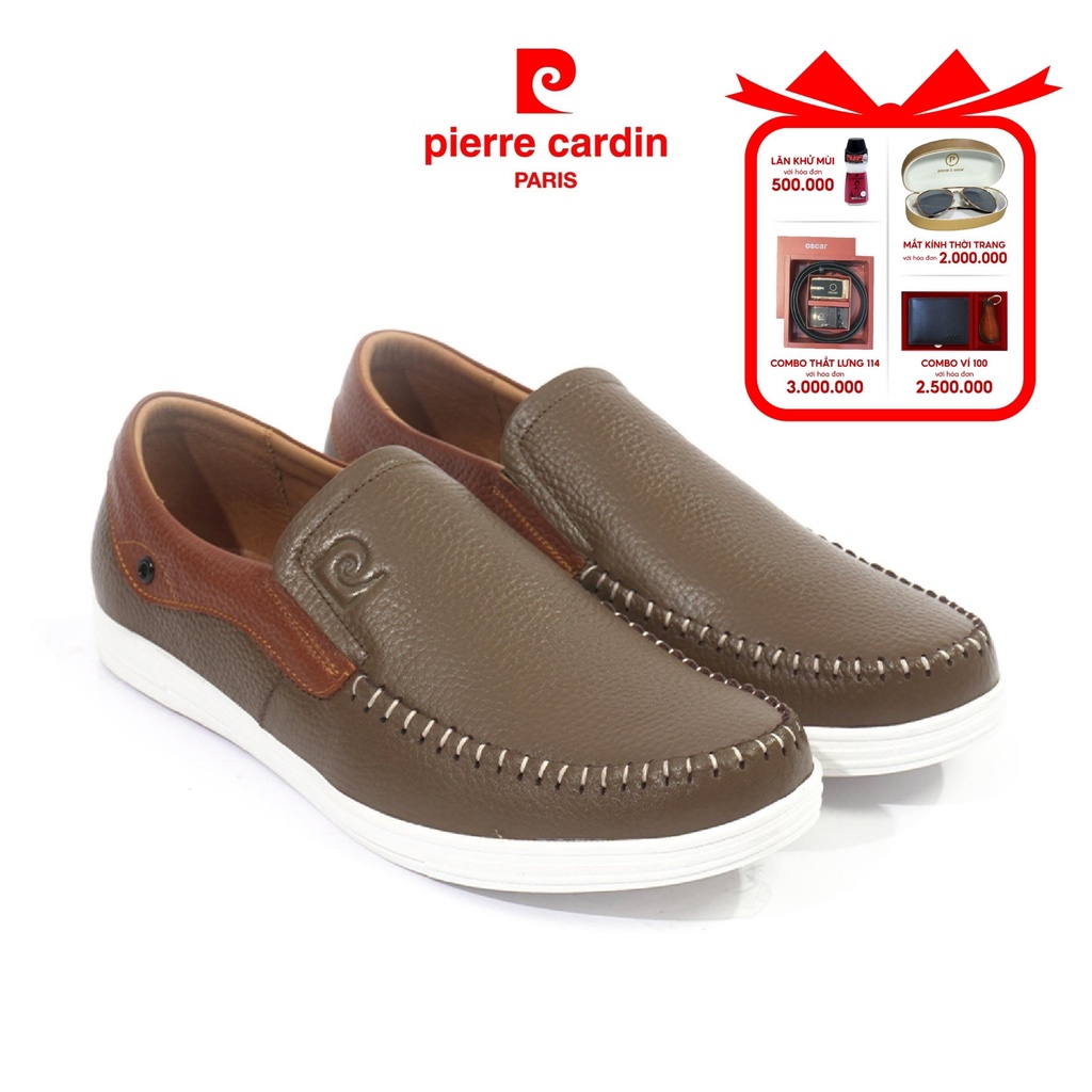 Giày lười nam Pierre Cardin PCMFWLD098GRE