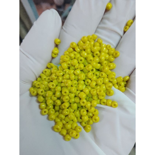 Bịch 20g hạt nhựa acrylic nhiều màu lựa chọn 3li làm trang sức