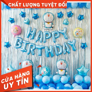 SET SN HÌNH DOREMON - SINH NHẬT BÉ TRAI, BÉ GÁI - BÓNG DOREMON - BÓNG BAY SINH NHẬT BÉ GIÁ RẺ - PHỤ KIỆN TRANG TRÍ SN