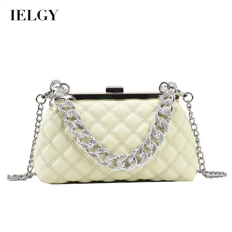 IELGY Túi Đeo Chéo Đính Đá Phong Cách Thời Trang Đơn Giản Dành Cho Nữ