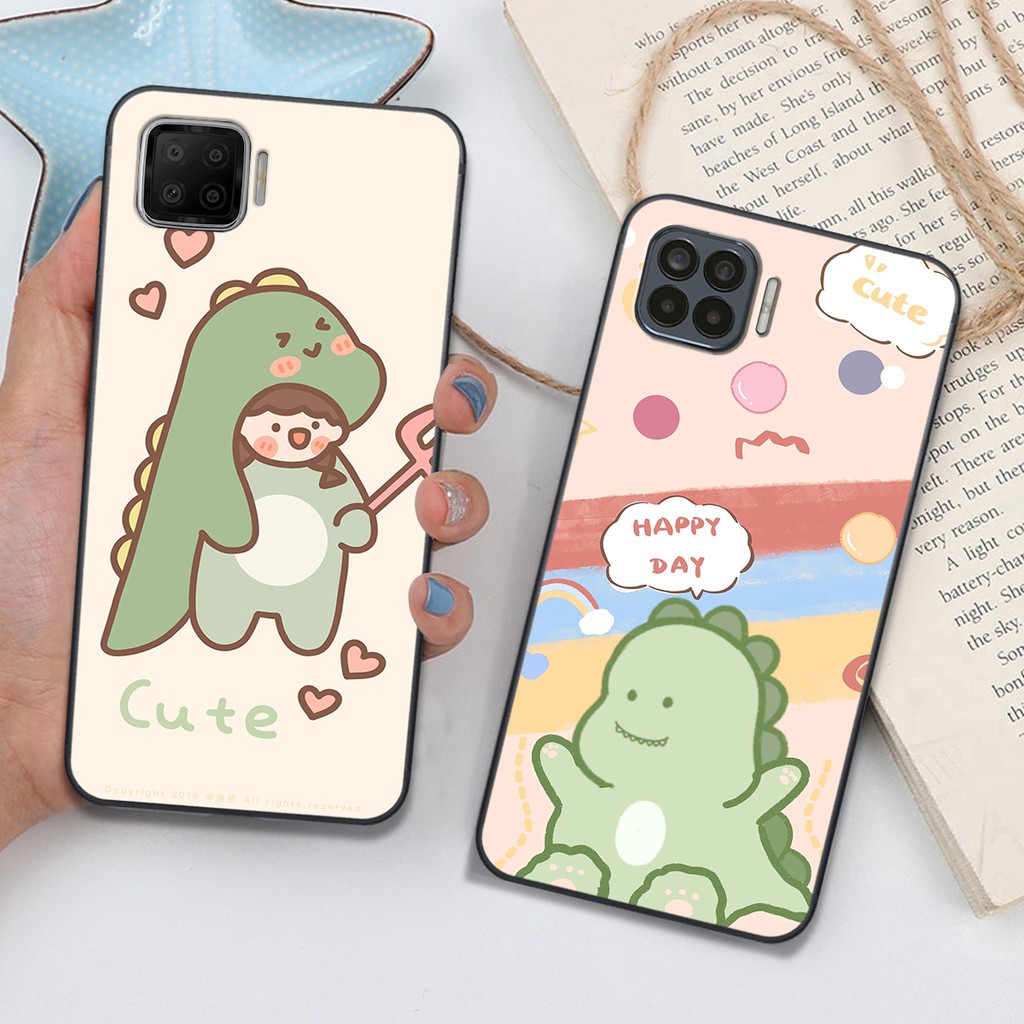 Ốp lưng điện thoại OPPO A73 - A93 in hình KHỦNG LONG siêu dễ thương - Doremistorevn
