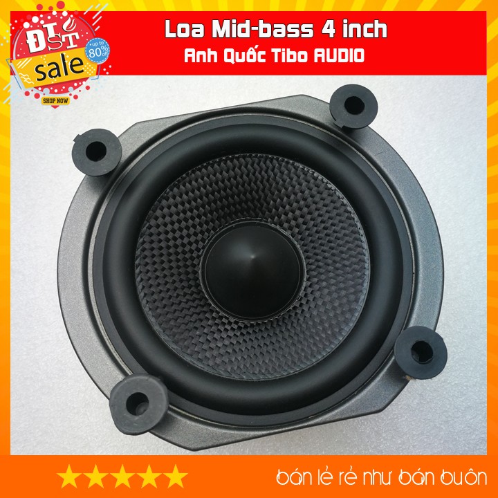 Loa Mid-bass 4 inch Anh Quốc Tibo AUDIO