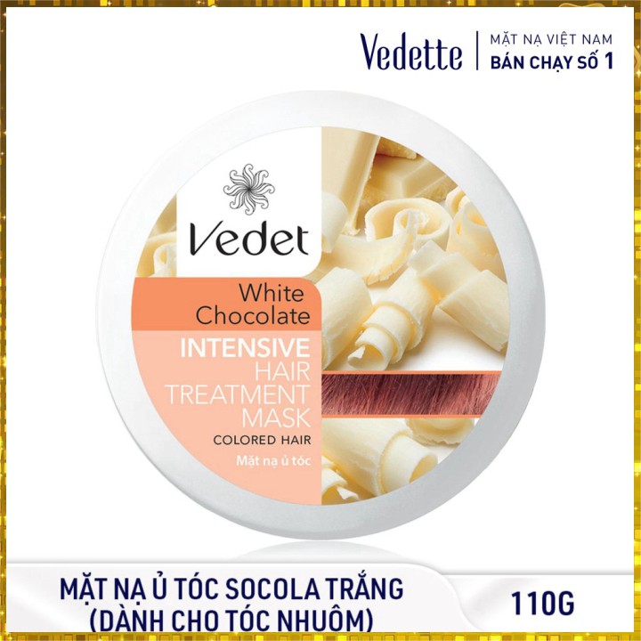 🥭 MẶT NẠ Ủ TÓC SOCOLA TRẮNG 110g VEDETTE