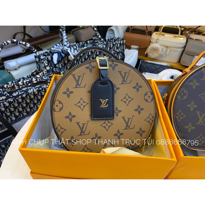 Túi trống tròn size 18 bản đẹp nhiều ngăn