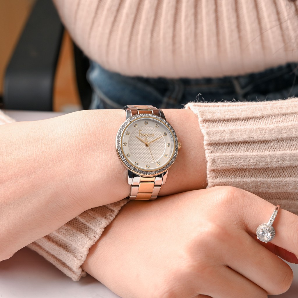 Đồng hồ nữ Freelook Daphnis Yellow Stripes Watch FL.1.10126.5