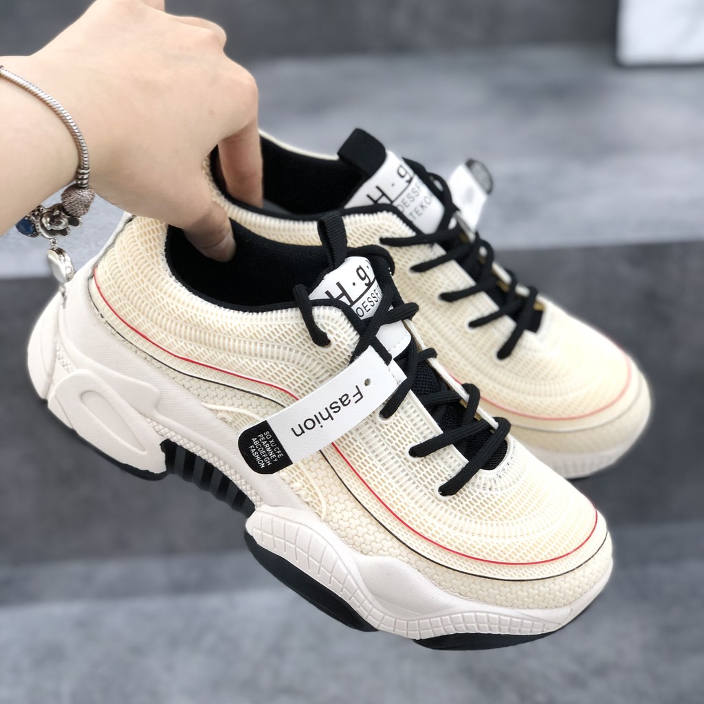 Min's Shoes - Giày Thể Thao Đế Chunky TT111 Kem