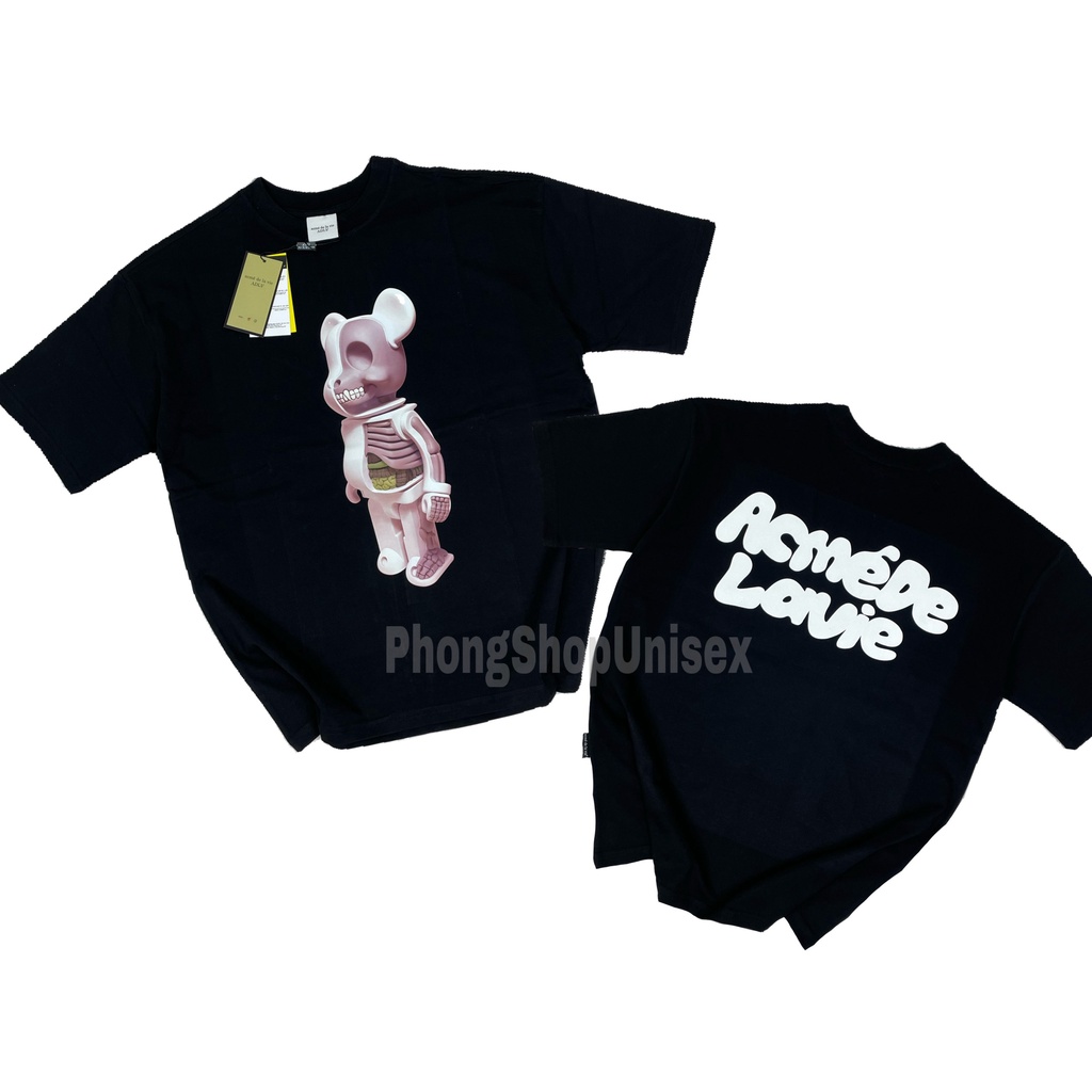 Áo thun ADLV Bearbrick, Áo phông tay lỡ nam nữ Form rộng chất Cotton PhongShopUnisex