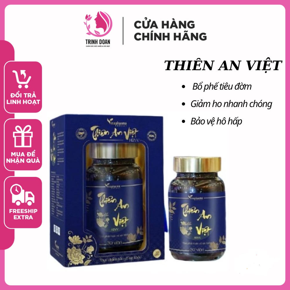 Thiên An Việt Bổ Phế Tiêu Đờm Bảo Vệ Hệ Hô Hấp Hỗ Trợ Điều Trị Covid
