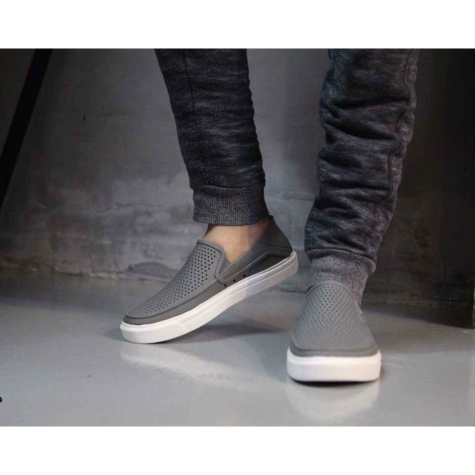 freeship áo GIÀY NHỰA SLIP ON NAM