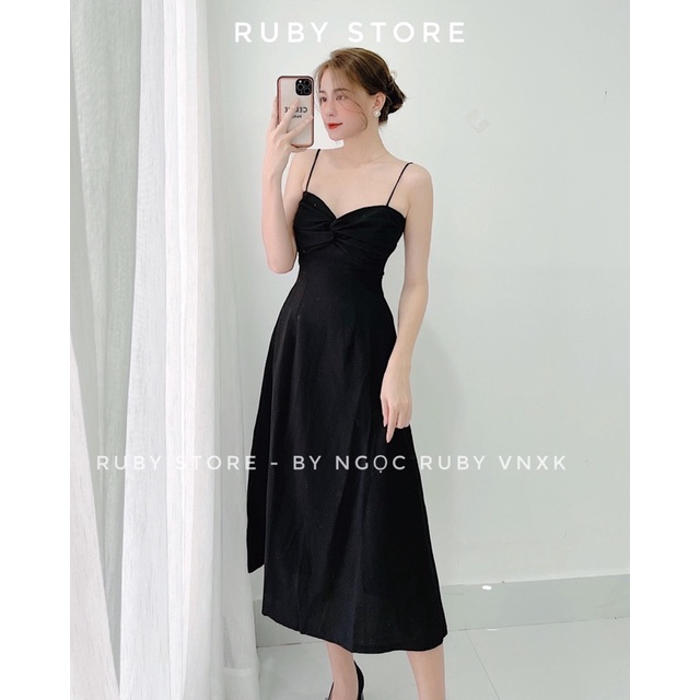 [HÌNH THẬT] Đầm xoắn ngực 3M thanh lịch | BigBuy360 - bigbuy360.vn