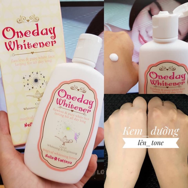 Sữa dưỡng trắng da mặt Oneday Whitener Magical Whitening Cream