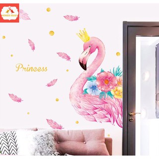 Giấy dán tường 3D mẫu decal đẹp giá rẻ phòng ngủ phòng khách - trang trí cho bé gái bé trai có keo sẵn - THIÊN NGA