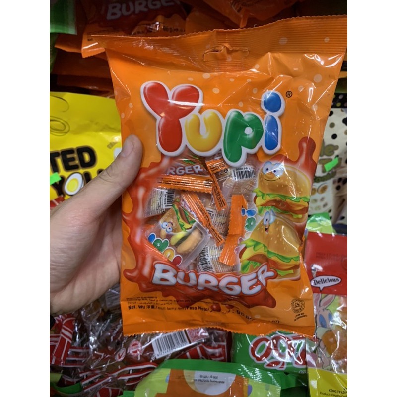 Kẹo Dẻo Hamburger Yupi (12 viên)