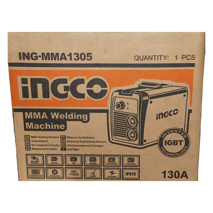 ING-MMA1305 Máy hàn Inverter 130A hiệu Ingco