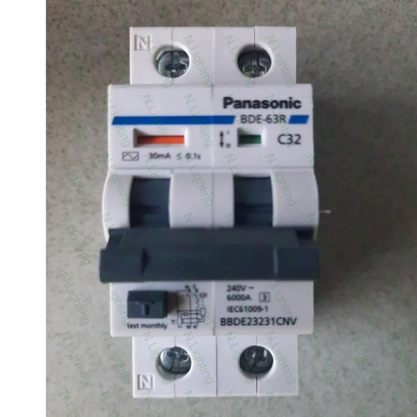 {Thiết bị điện} CB Chống Giật Panasonic RCBO BBDE 24031CNV