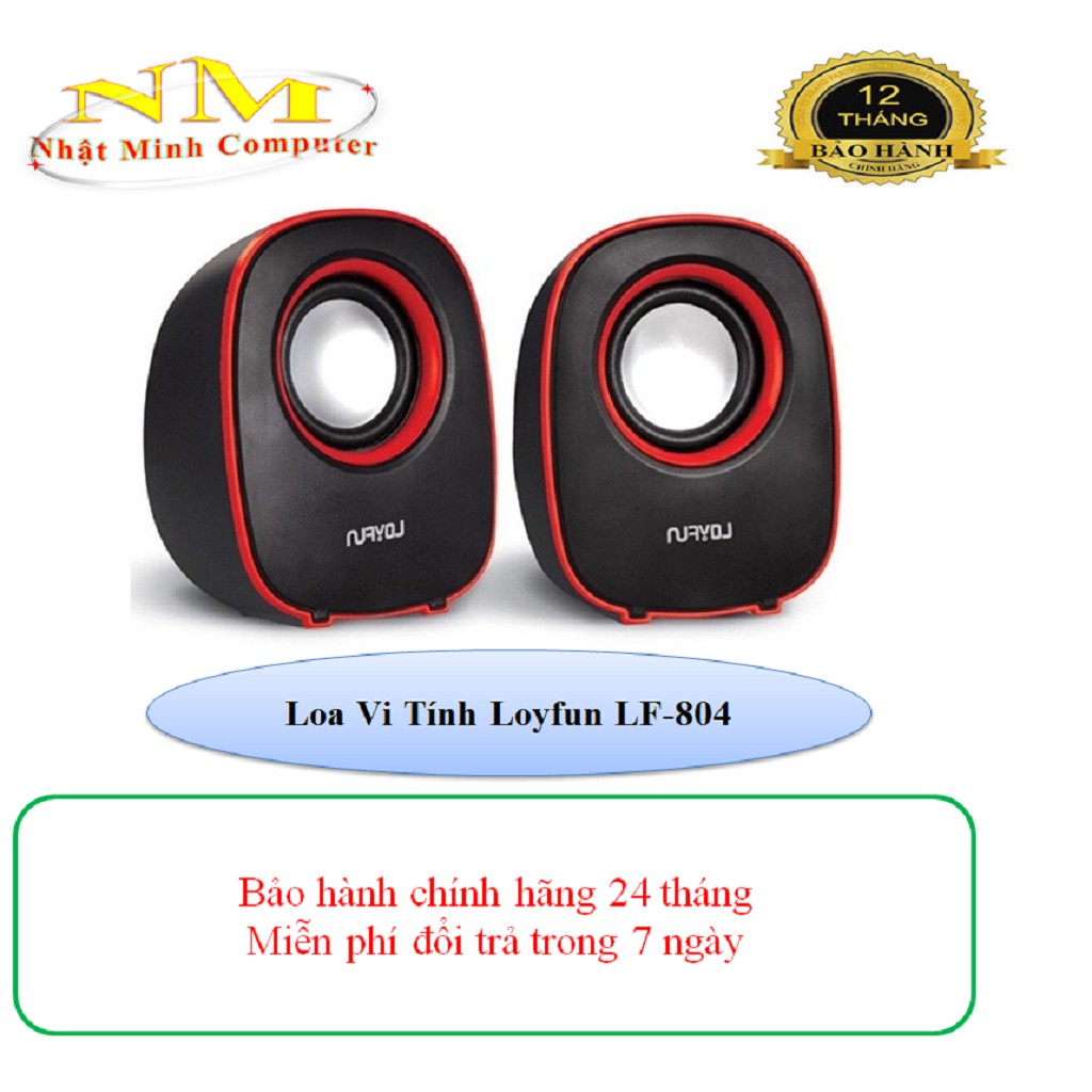 Loa Vi Tính Loyfun LF-804 (Đỏ, Đen,...)