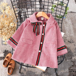 Áo khoác dạ Hàn Quốc cho bé gái (5-10Y)