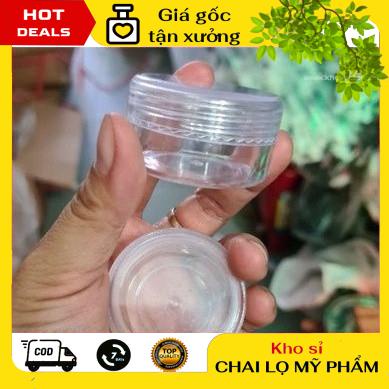 Hủ Đựng Kem ❤ GIÁ TẬN GỐC ❤ Hủ nhựa Tròn 20g/30g/50g/100g đựng mỹ phẩm/ hủ chiết kem , phụ kiện du lịch