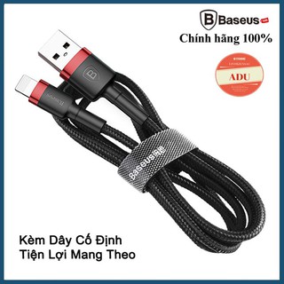Cáp sạc Baseus Kevlar Lightning Chính Hãng Cho IPhone/ IPad 2.4A