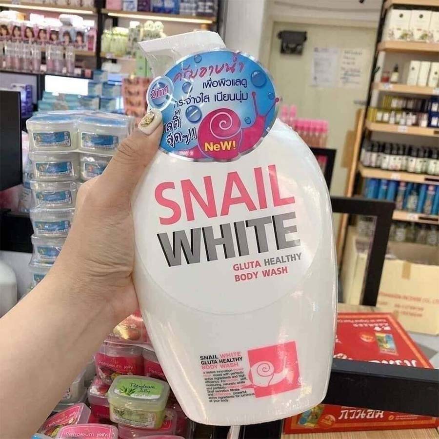 Sữa Tắm Trắng Da Snail White Thái Lan 800ml