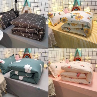 Trọn bộ Chăn phao Phồng kèm ga gối Cotton Poly -> MẪU MỚI NHẤT