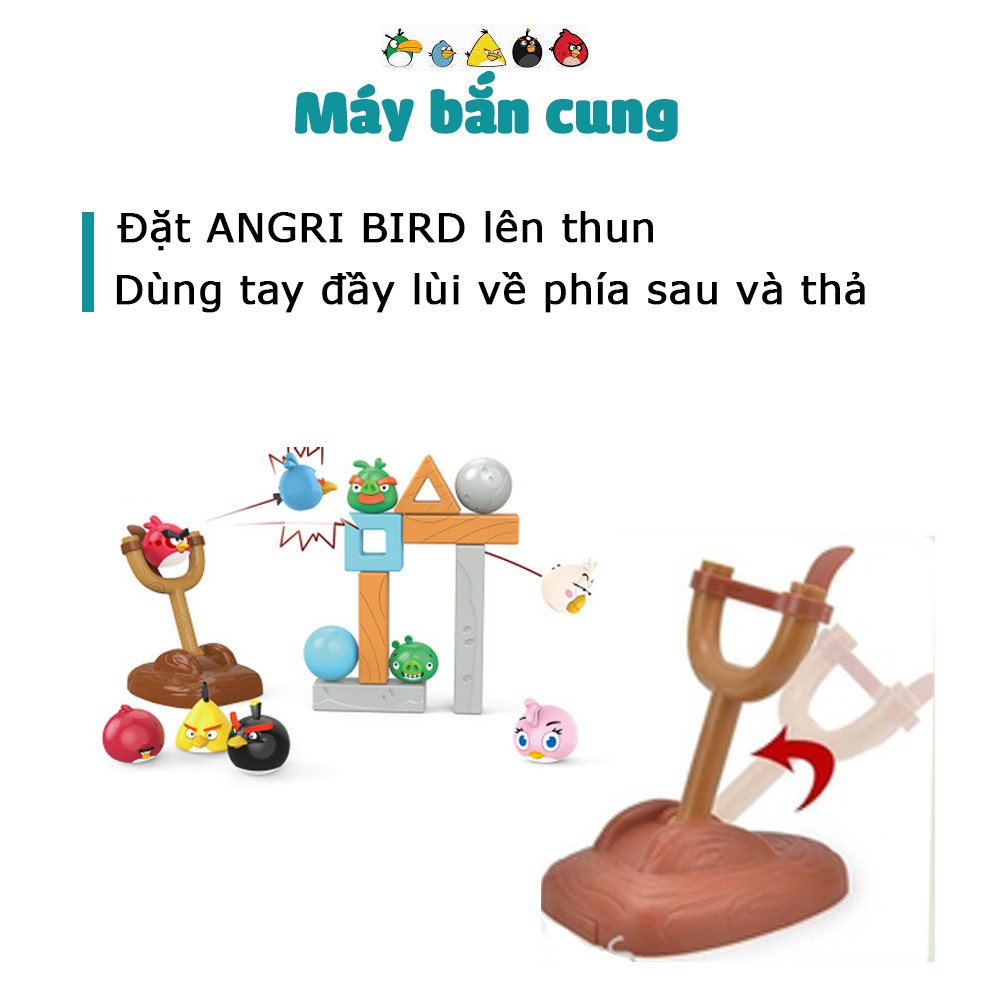 [RẤT VUI] Bộ đồ chơi Angry Birds chú chim nổi giận đồ chơi giải trí trẻ em, rèn luyện trí tuệ cho bé