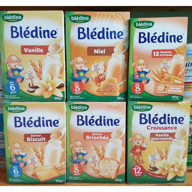 Bột LẮC pha sữa Bledine đủ vị(pháp) 400g