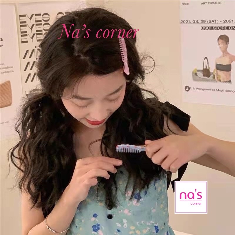 Kẹp Lược Mini hoạt hình Ngọt ngào