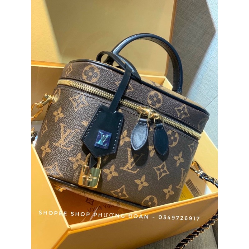 Túi Trống Cặp Lồng Size 20 Tặng khăn Lụa Kèm Hộp Có Quai Xách (Ảnh Thật)