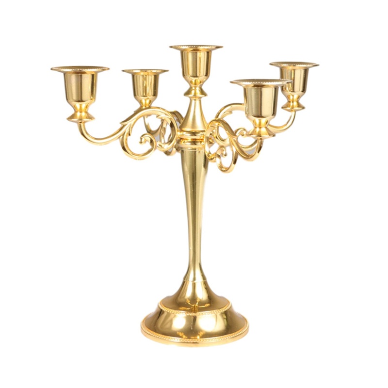 Giá Đỡ Đèn Cầy 3 5 Đầu Bằng Kim Loại Phong Cách Vintage