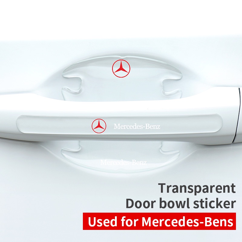 Phù Hợp Phim Dán Tay Nắm Cửa Xe Hơi Chống Trầy Cho Mercedes-Benz GLC260 E300L C200A E300L C200A