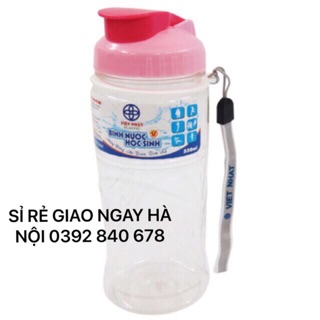 Bình nước học sinh đủ size, chai nuoc nhựa Việt Nam 550ml