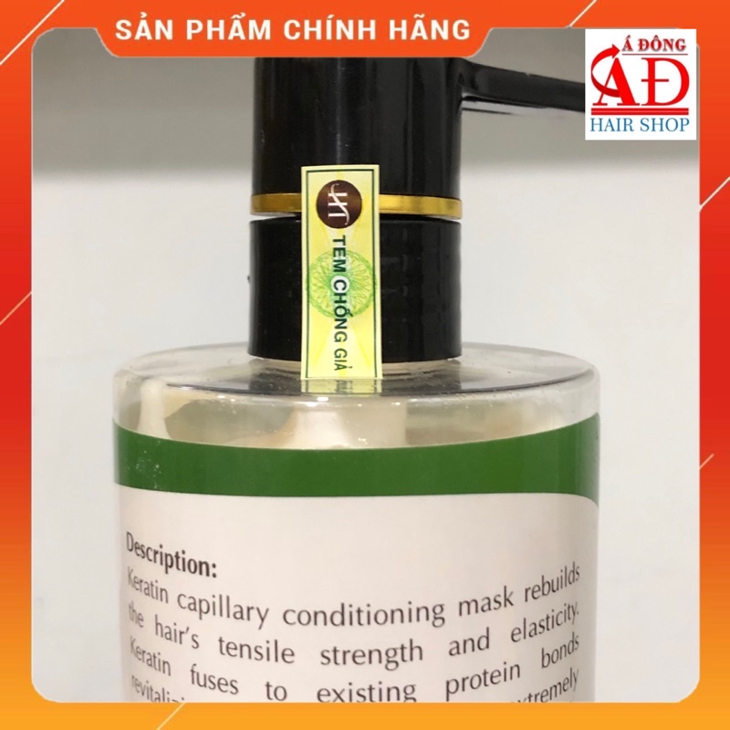 BỘ PHỤC HỒI TÓC HƯ TỔN KERATIN COLLAGEN WOLAPE HT SIÊU MƯỢT TÓC 500ML