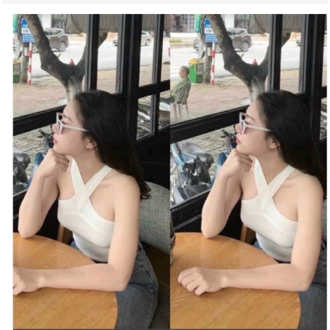 Hàng Đẹp) Áo Thun Body 2 Dây Phối Chéo,áo bra dáng Croptop tăm dãn,#Áo phông nữ cá tính