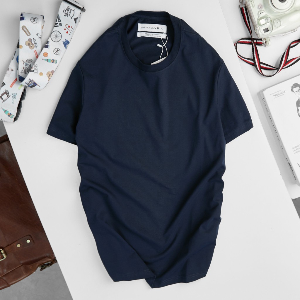 [SALE] Áo thun trơn unisex chất liệu cotton co giãn 4 chiều siêu mềm mịn và thoáng mát 4962