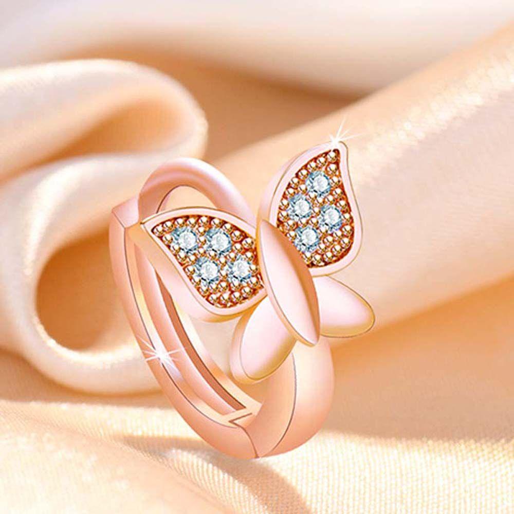 Vanes1 Bông Tai Tròn Hình Bướm Hoa Hồng Hàng Ngày|Khuyên Tai Hình Bướm Màu Sắc Thanh Lịch Thời Trang|Khuyên Tai Kim Loại Màu Sắc Phong Cách Hàn Quốc Cho Nữ