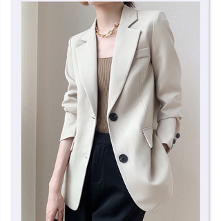 Áo khoác blazer dáng suông kiểu hàn dành cho nữ, áo vest blazer hàng cao cấp mẫu mới chất đẹp mã QD03