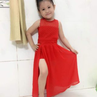 Đầm maxi bé gái (kèm ảnh thật)