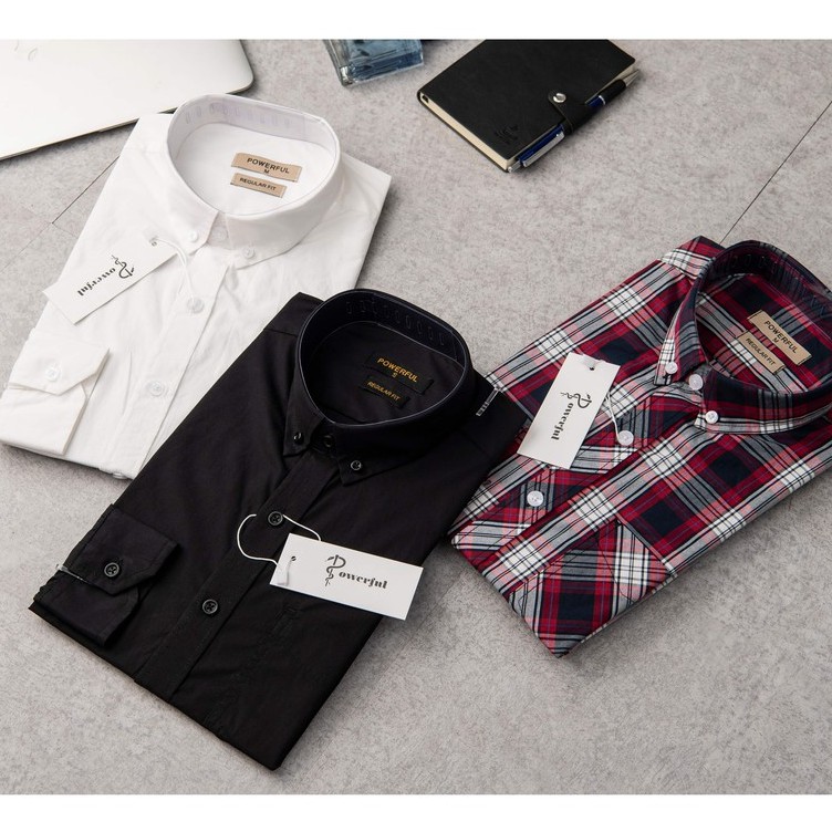 Áo sơ mi nam cao cấp 2020,100%cotton,màu đen ngắn tay | BigBuy360 - bigbuy360.vn