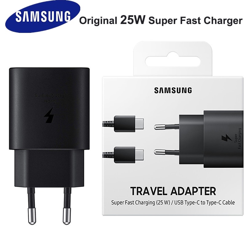 Củ Sạc Nhanh Cổng Usb Type C Pd PPS Cho Samsung S21 S20 5G 25w Galaxy Note 20 Ultra 10