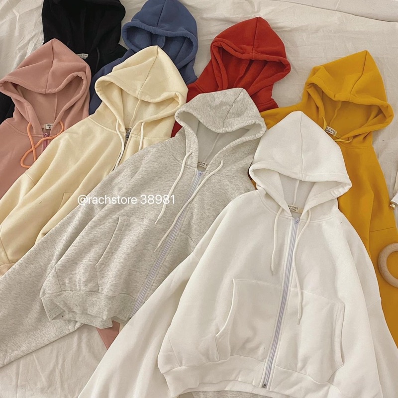 [RÁCH STORE] Áo khoác nỉ trơn crop tay cánh dơi | BigBuy360 - bigbuy360.vn