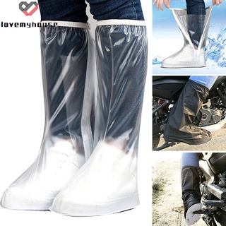 Vỏ Bọc Giày Bằng Pvc Chống Nước Chống Trượt Có Khóa Kéo Cho Người Lớn S-2Xl
